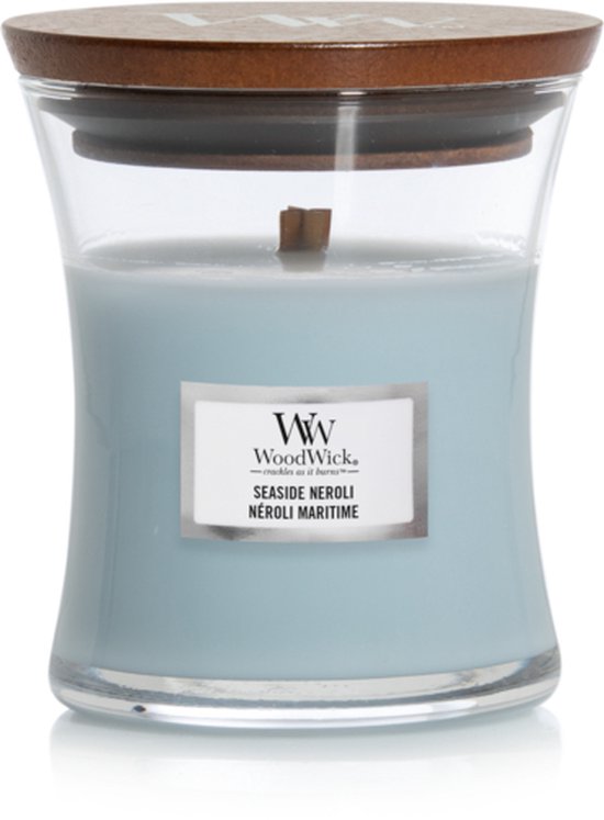 Woodwick Seaside Neroli Mini Candle - Geurkaars